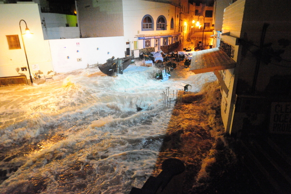 Flut in El Cotillo