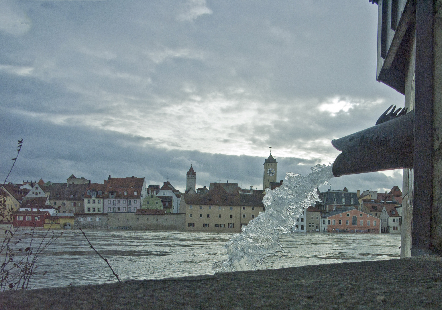 Flut in Regensburg