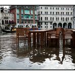 Flut in Venedig