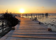 Flut und Sonnenuntergang passten nicht zusammen