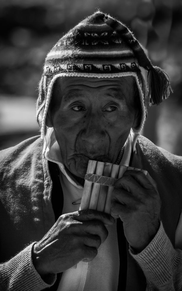 Flute playing