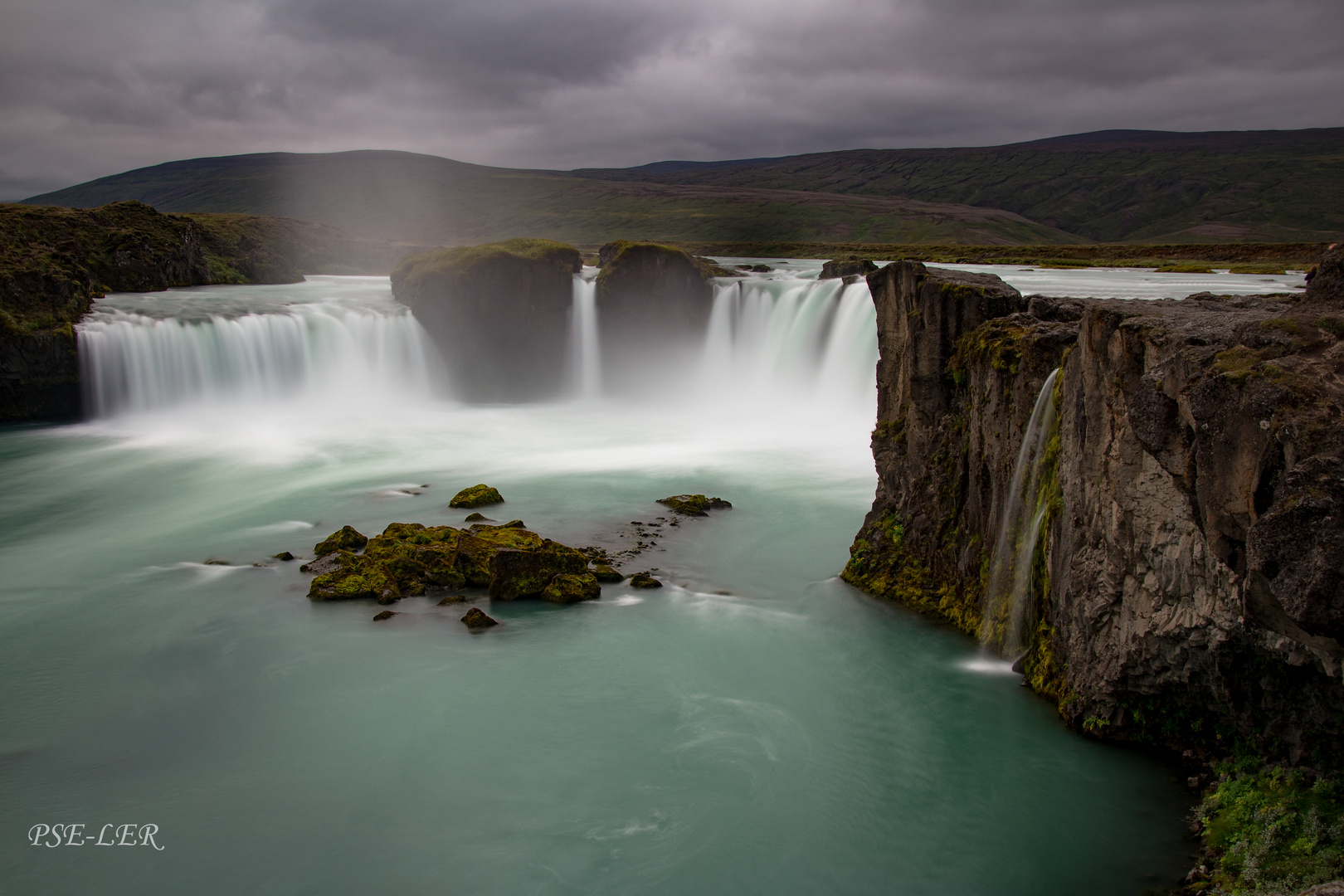 Fluten des Godafoss 