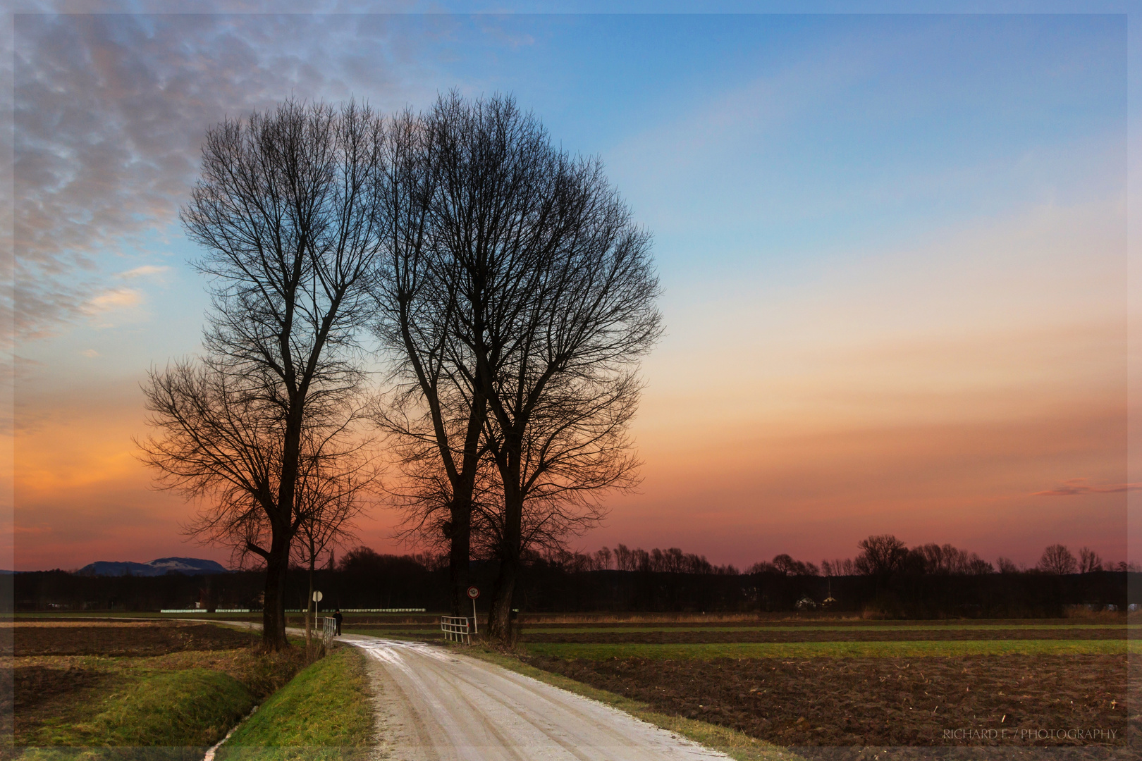 Flutendorf Sonnenuntergang