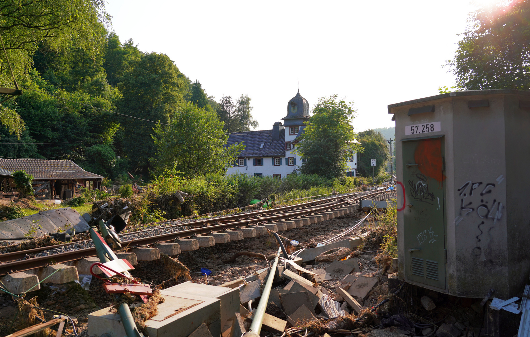 Flutschäden in Urft (Nordeifel)