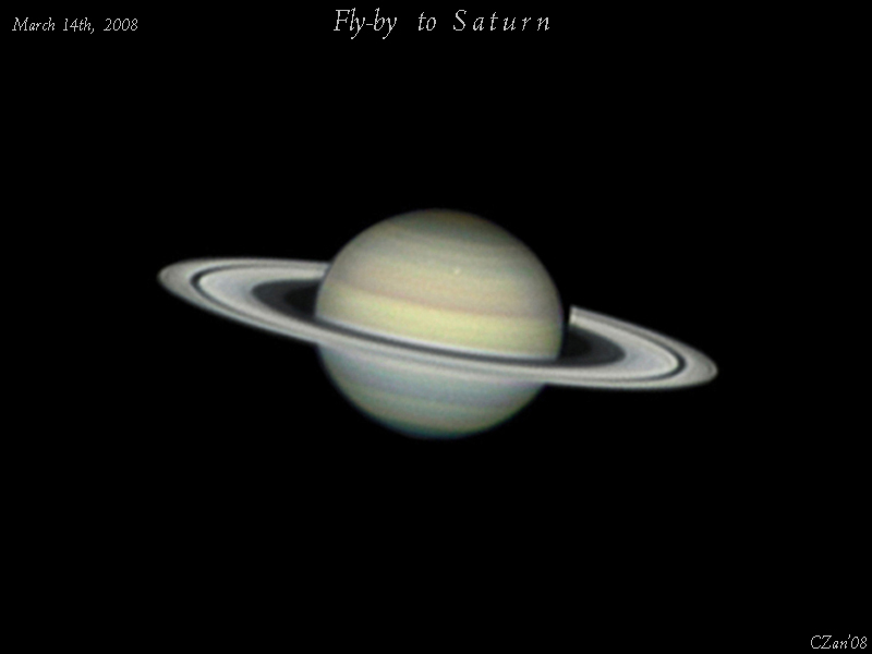 Fly-by to Saturn