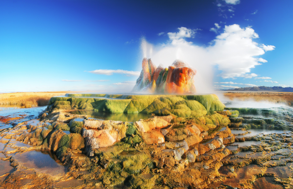 Fly Geyser Panorama