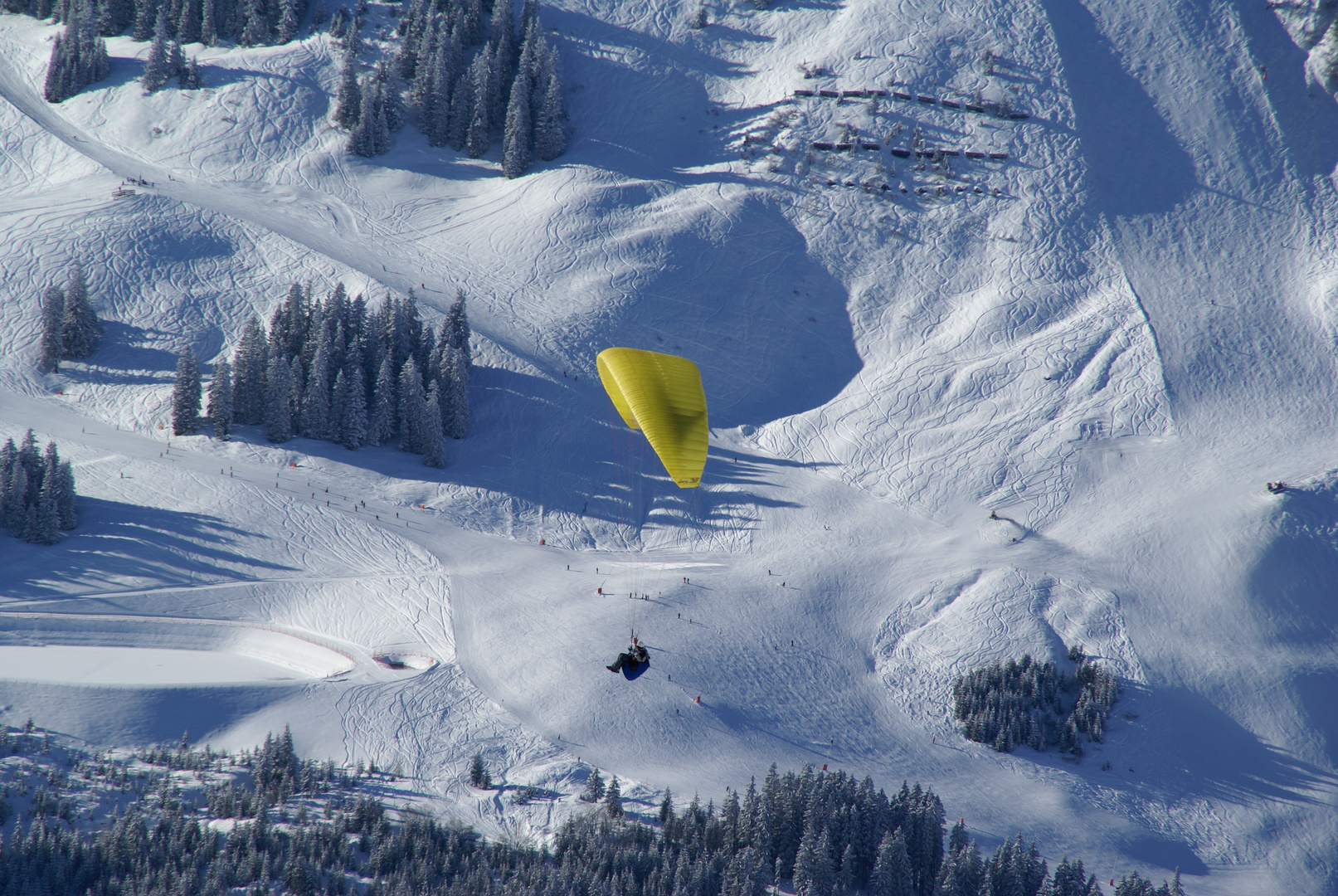 Fly over the Alps