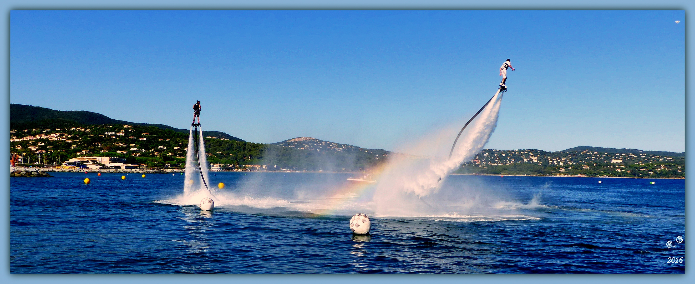 FLYBOARD EN ARC-EN-CIEL 