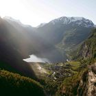 Flydalsjuvet, Blick zum Geiranger, Norwegen, More und Romsdalen