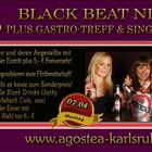 Flyer für Agostea in Karlsruhe