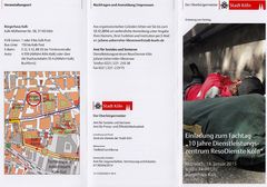 Flyer für Fachtagung der Stadt Köln