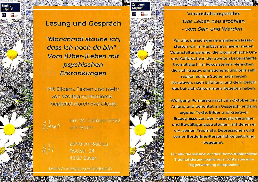 Flyer Lesung