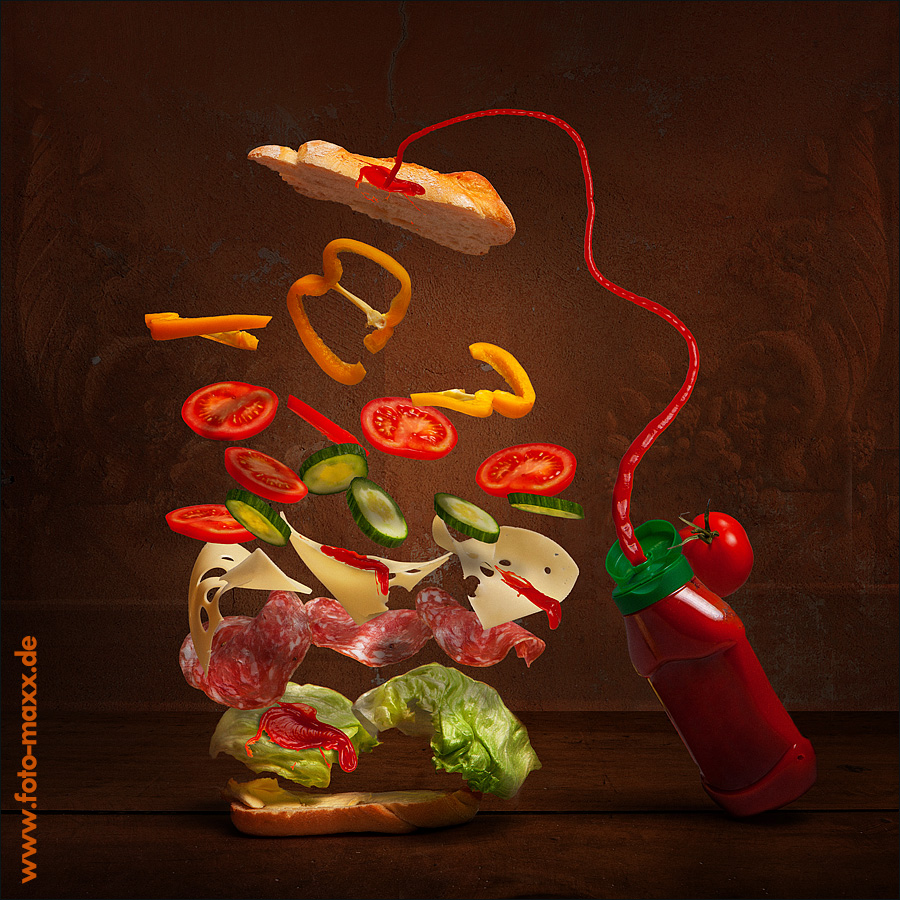 Flying Food aus der Sparte Food" Foto & Bild