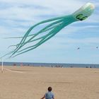 Flying high at Valencia beach