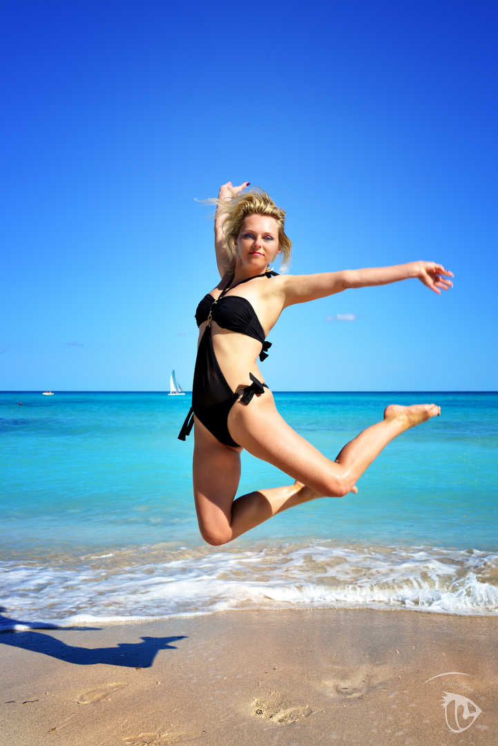 Flying high @ Varadero Beach in Cuba