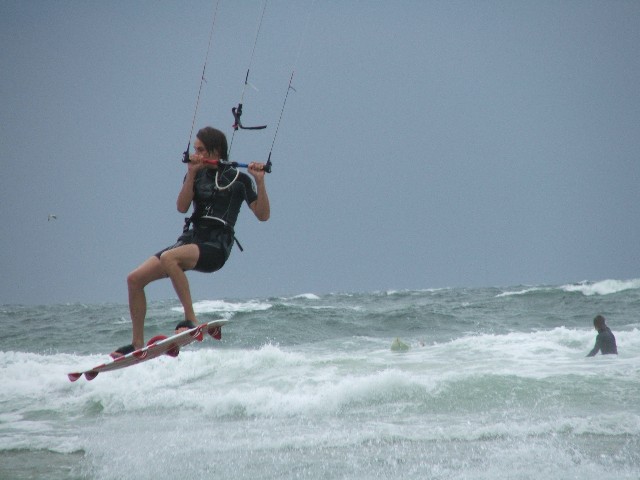 Flying Kite-Surfer 1