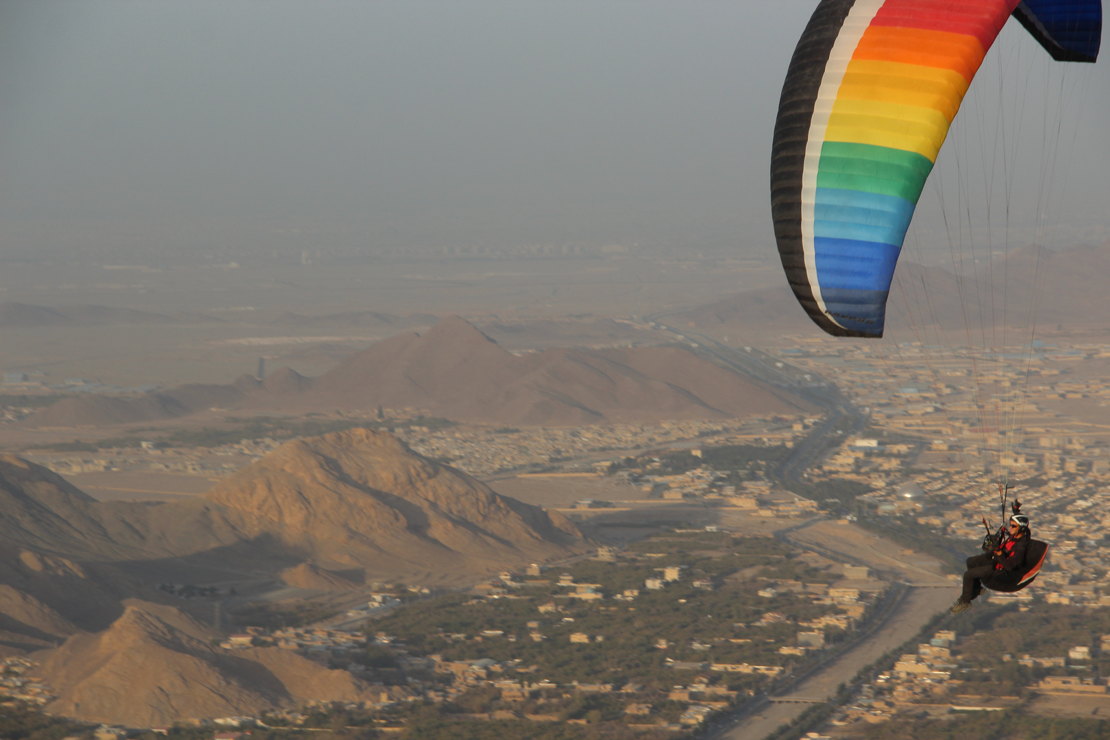 Flying near Yazd