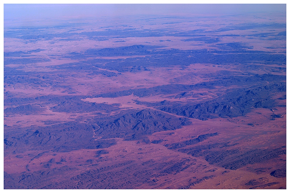 Flying over Cameroon Mountains to Malabo - Bioko