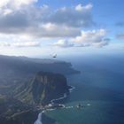 Flying over Madeira Island