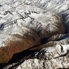 Flying over the Andes