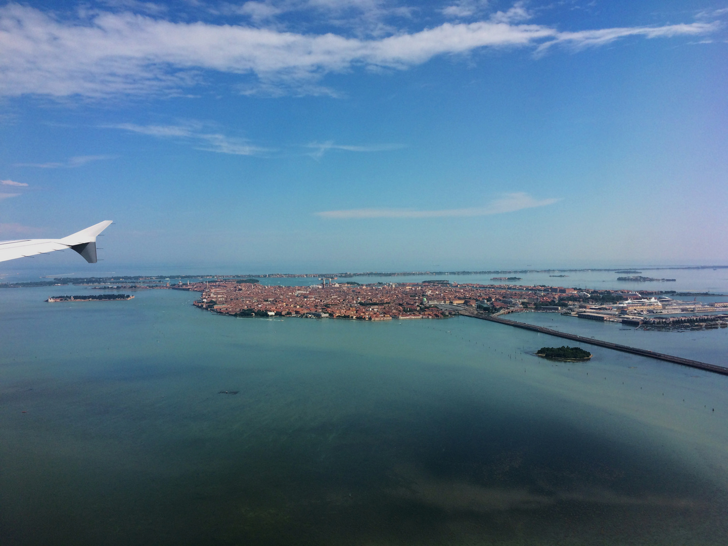 flying over venice