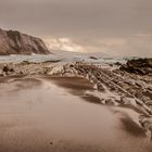 Flysch de Zumaia visto desde la playa