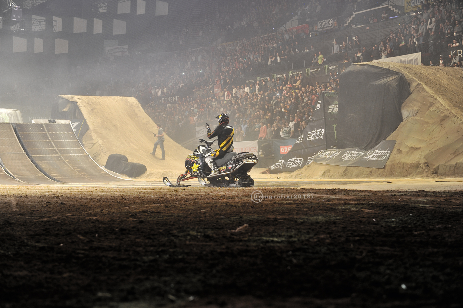 FMX-Snowmobile at masters of dirt 2013