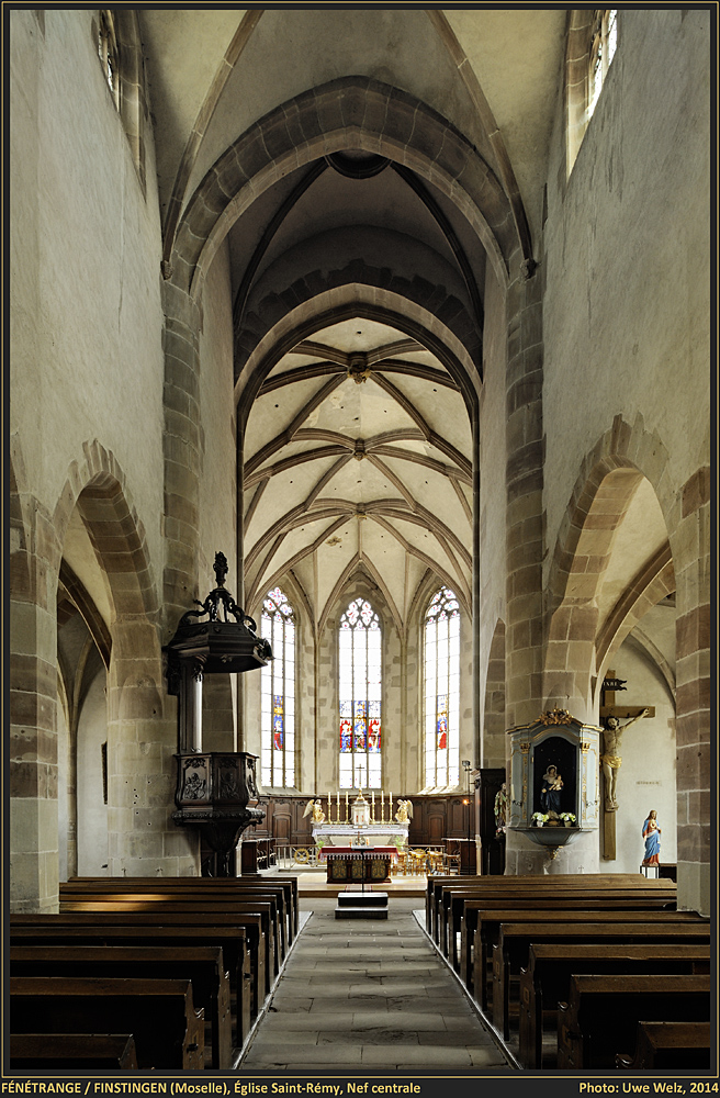 FÉNÉTRANGE / FINSTINGEN (Lorraine, 57 Moselle), ehem. Stiftskirche St. Remigius
