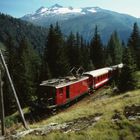 FO Bergstrecke Ende Kettenfahrleitung Sommer 81