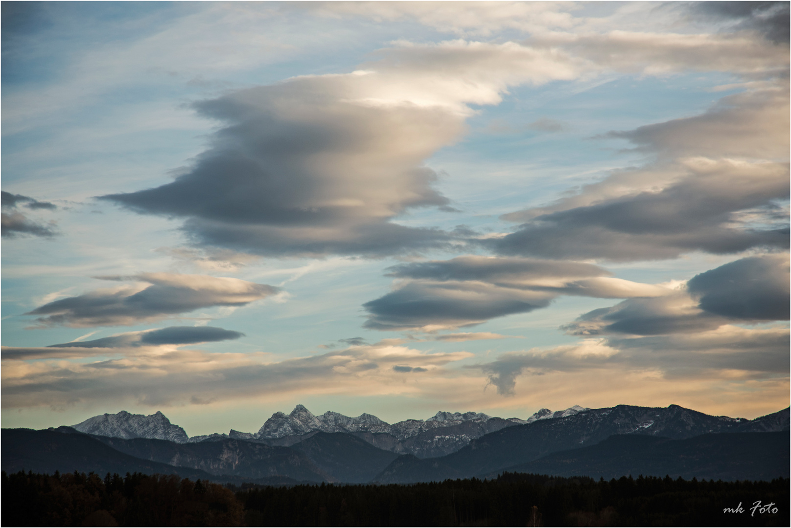 Föhn am Alpenrand