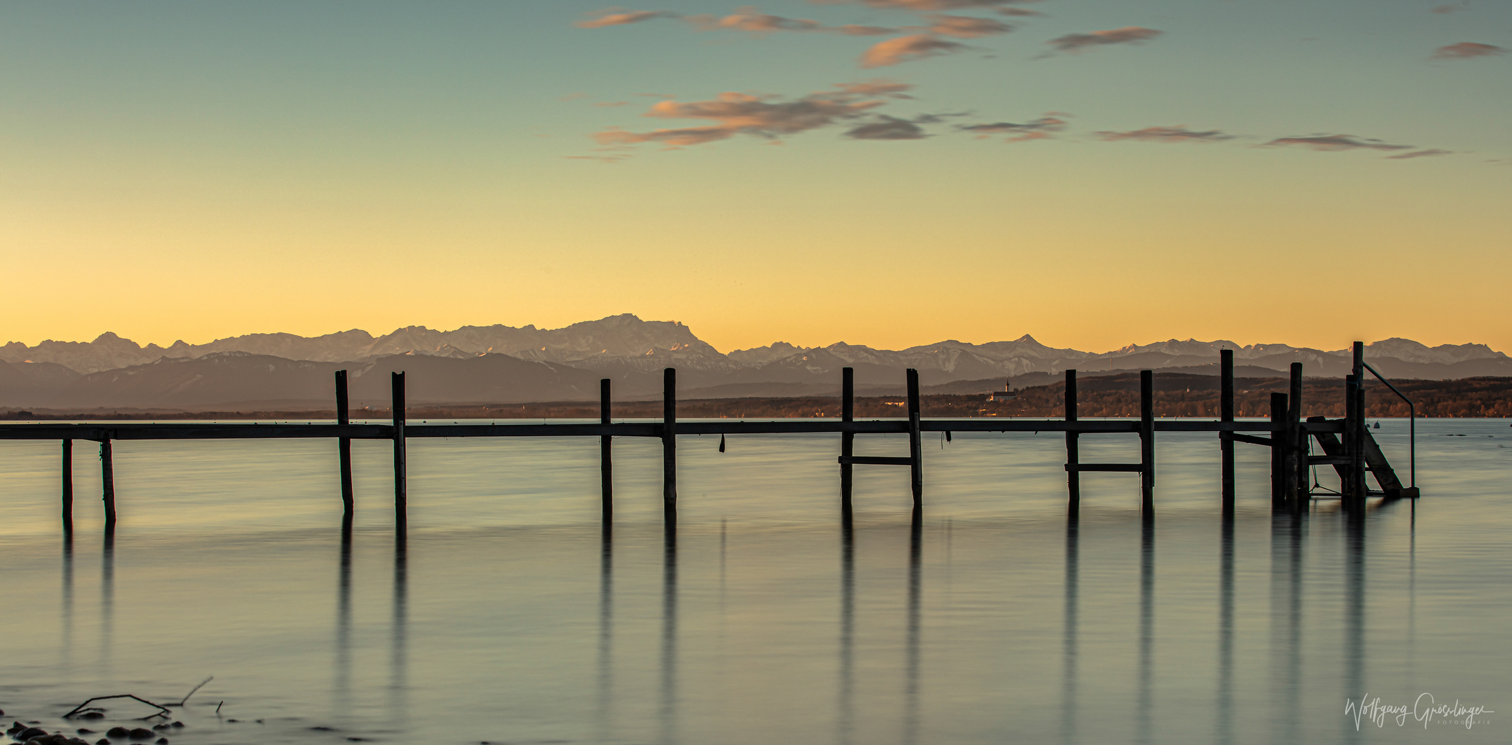 Föhn in Bayern am Ammersee