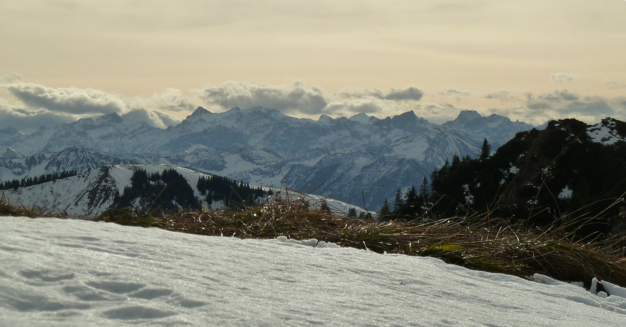 Föhn-Panorama Karwendel