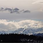 Föhn über dem Wetterstein-Gebirge