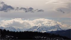 Föhn über dem Wetterstein-Gebirge