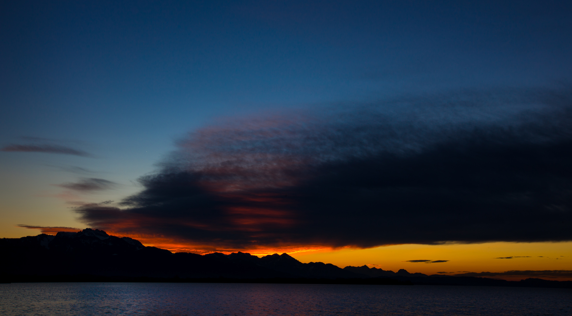 Föhnabend am Chiemsee