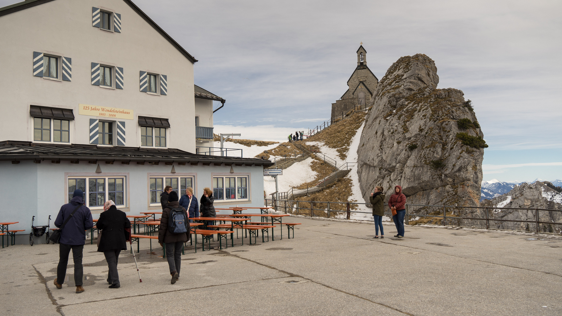 Föhneinbruch auf dem Wendelstein