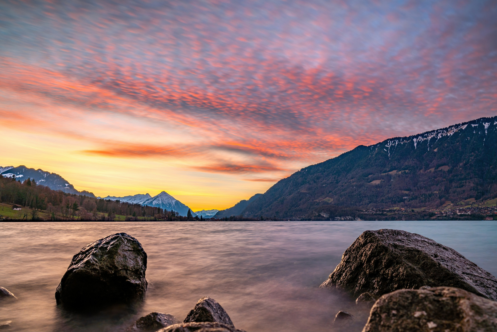 Föhniger Sonnenuntergang