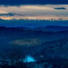 Föhnlage und blaue Stunde ...