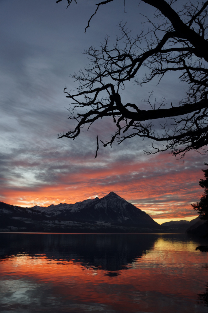 Föhnstimmung am Thunersee