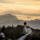 Föhnstimmung an der Zugspitze.