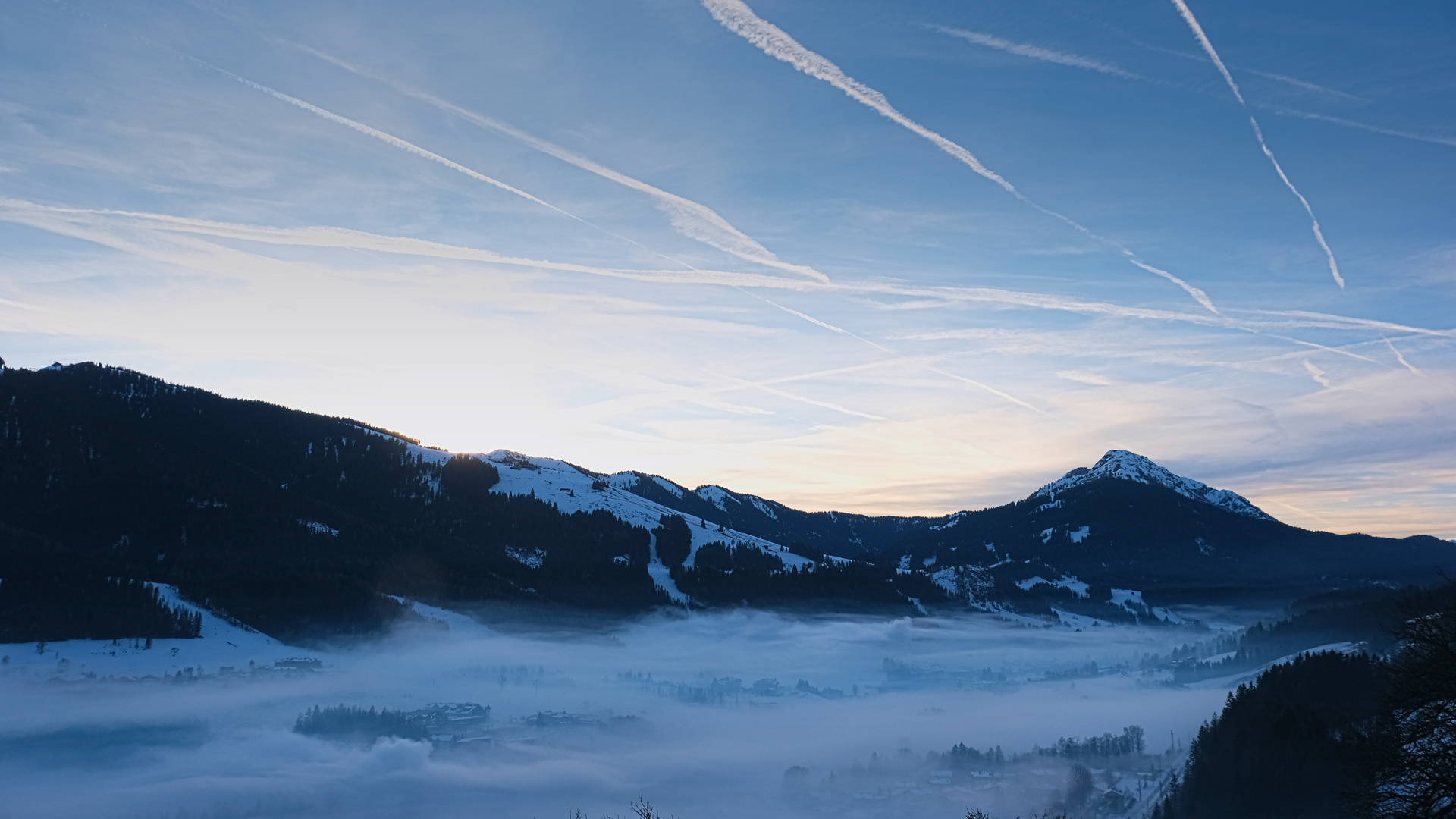 Föhnstimmung über Leogang