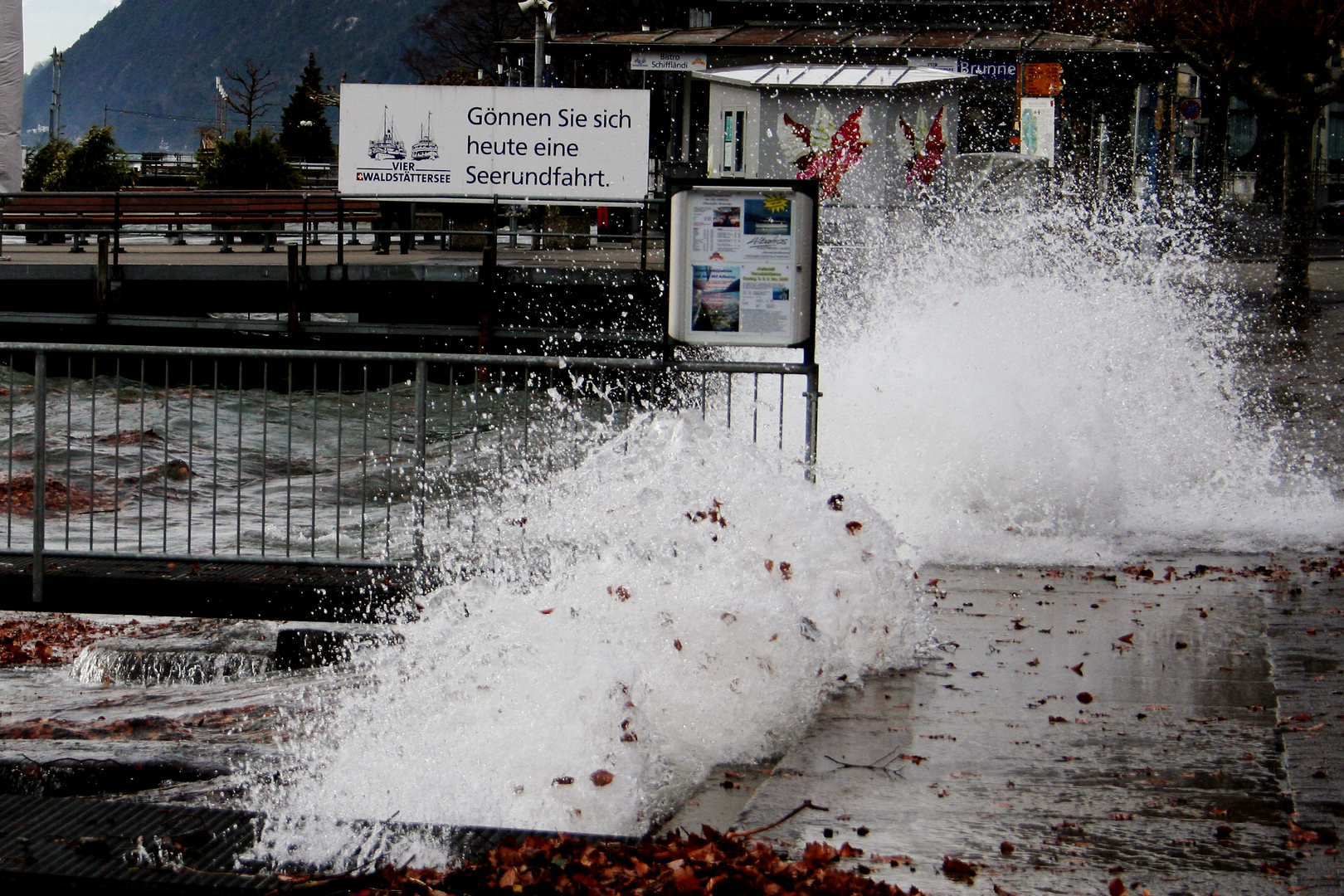 Föhnsturm in Brunnen