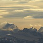 Föhnsturm in den Alpen