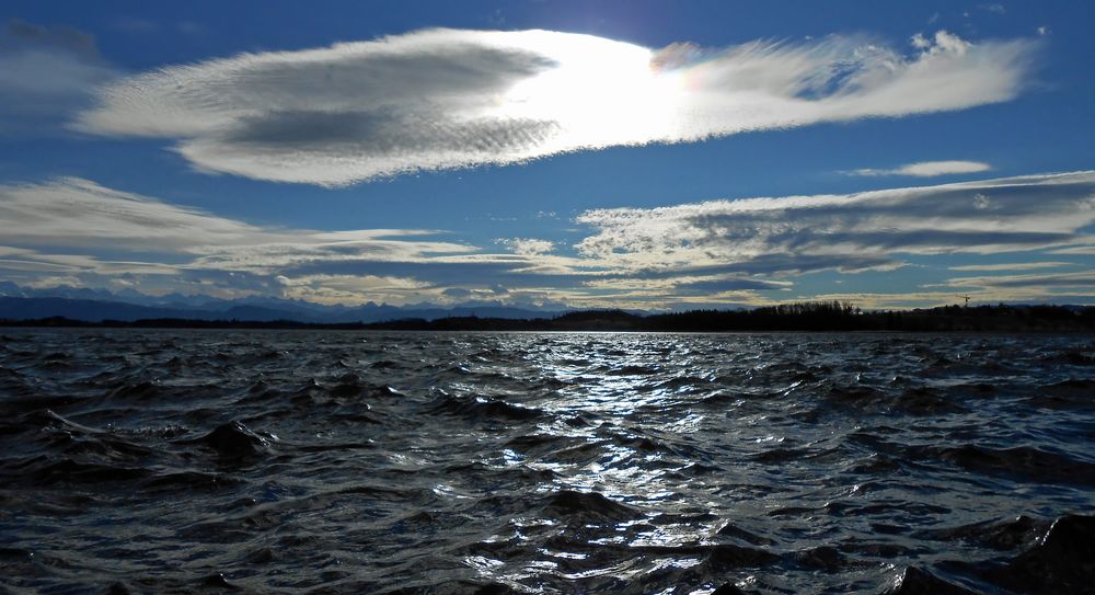 Föhnsturm über dem Pfäffikersee