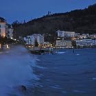 Föhnsturm über dem Urnersee in Brunnen SZ