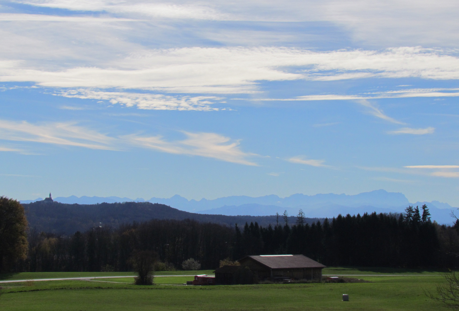 Föhntag mit Bergpanorama