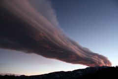 Föhnwolke im Dezember