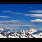 Föhnwolken über den zentralen Alpen