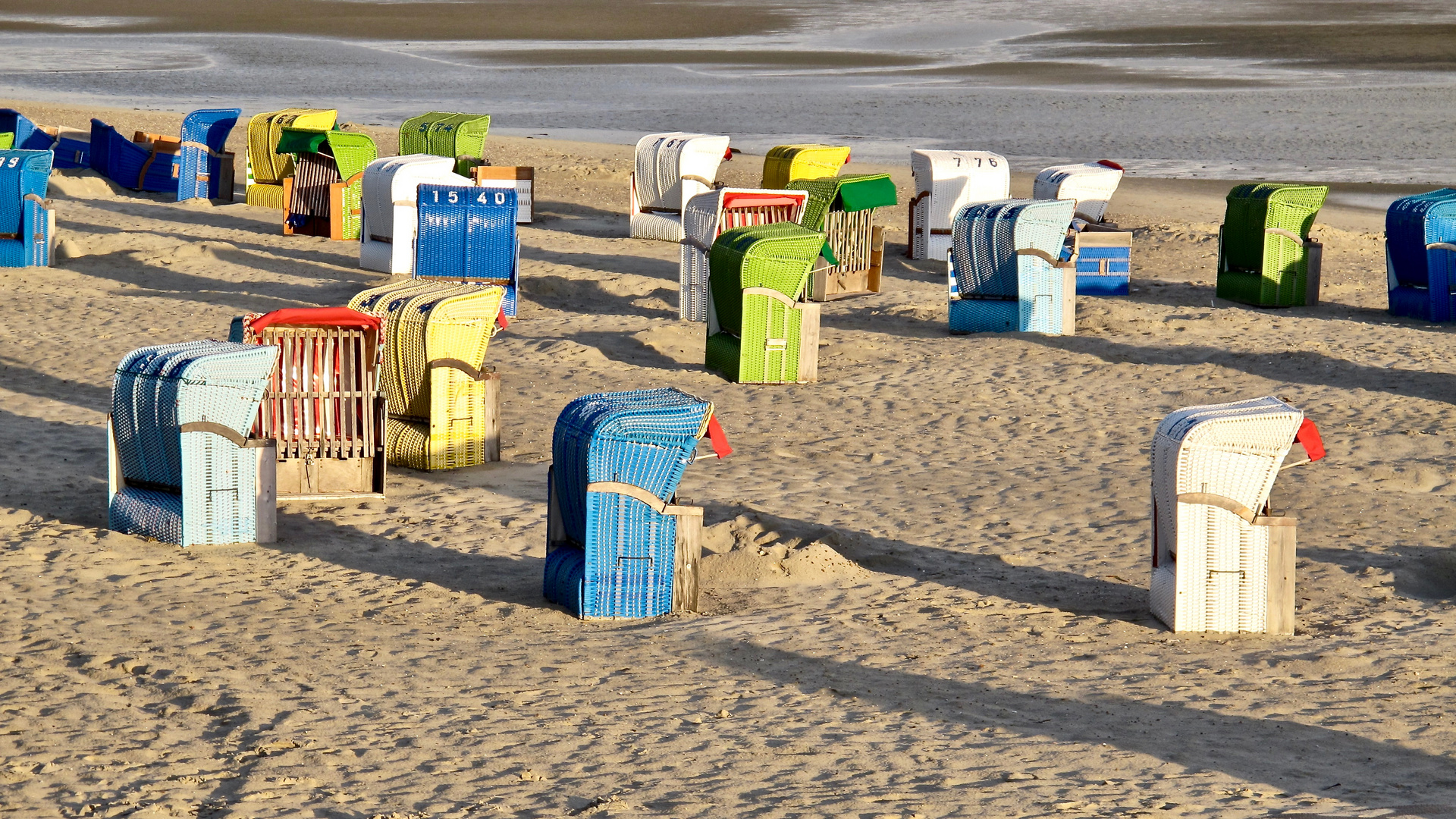 Föhr, eine Stunde vor Sonnenuntergang