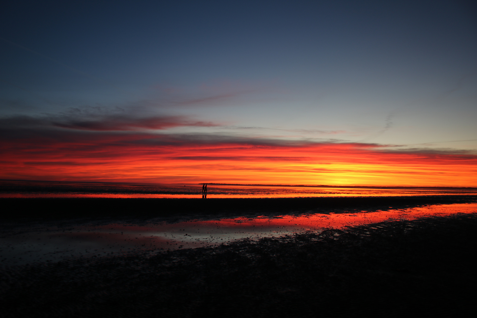 Föhr - Sonnenuntergang vor Goting